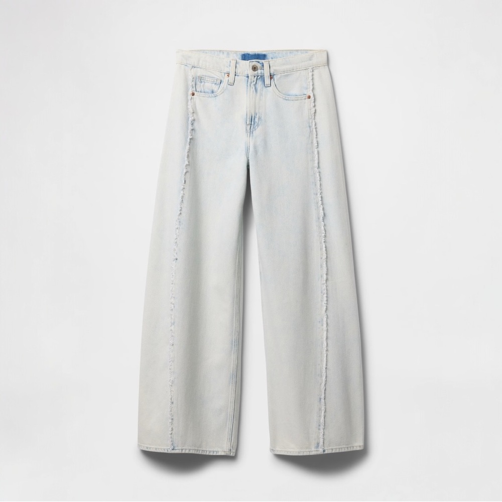 GAP Mid Rise SuperSoft Baggy Jeans NWT 16/33R - Picture 6 of 9
